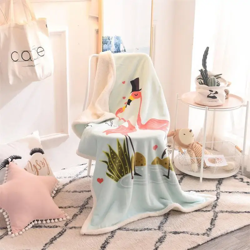100x140 см Высокое качество одеяло для новорожденных фланелевый Пеленальный конверт коляска мультфильм одеяло постельное белье для новорожденных малышей одеяло s - Цвет: H