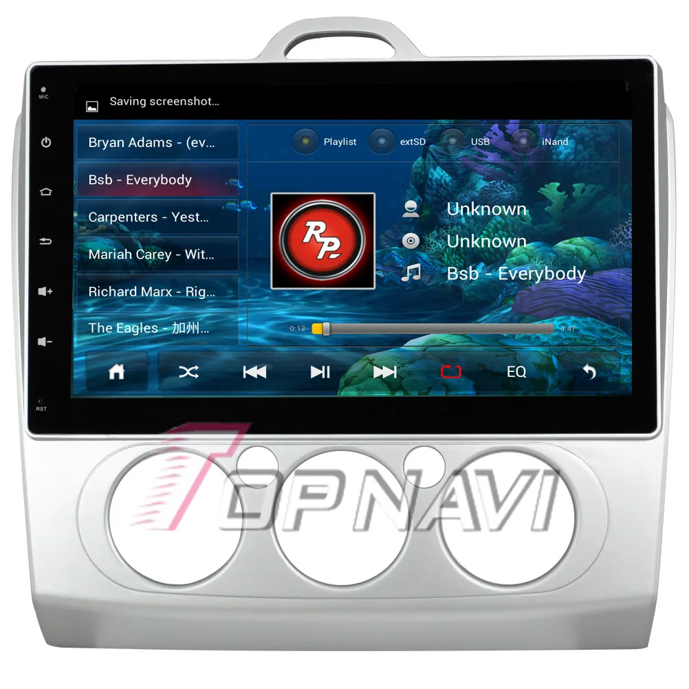 Sale Topnavi 10.2" Quad Core Android 6.0 Car GPS Navigation for Focus 2 Manual Autoradio Multimedia Audio Stereo,NO DVD 1