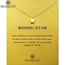 

Rising Star Choker Necklace Women Jewelry Kolye Collar Collares Statement Necklaces Pendants Pentagram Clavicle Chains Colar Q83