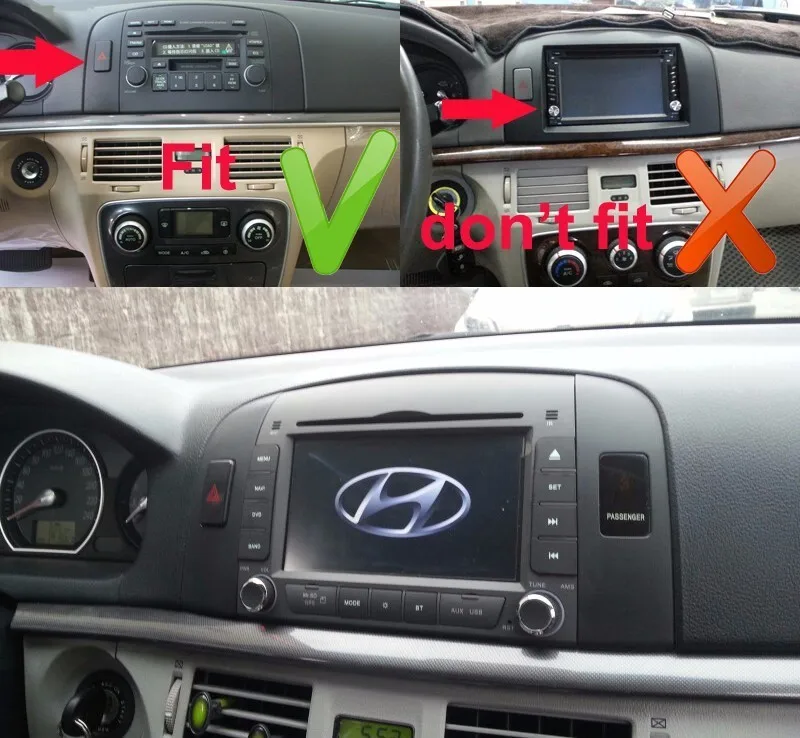 Sale 2 Din 7" Car GPS DVD player For Hyundai sonata NF 2004 2005 2006 2007 2008 3G/Wifi USB port Radio RDS Ipod TV BT Navigation Maps 4