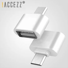 ACCEZZ OTG адаптер конвертер Micro USB мужчина к USB женщина для samsung Xiaomi Android телефон планшетный ПК к USB флэш-накопитель мышь