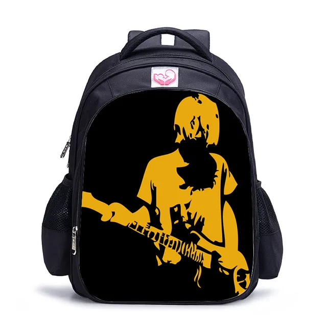 LUOBIWANG Rock Band Nirvana Backpack for Teenager Boys and Girl Famous