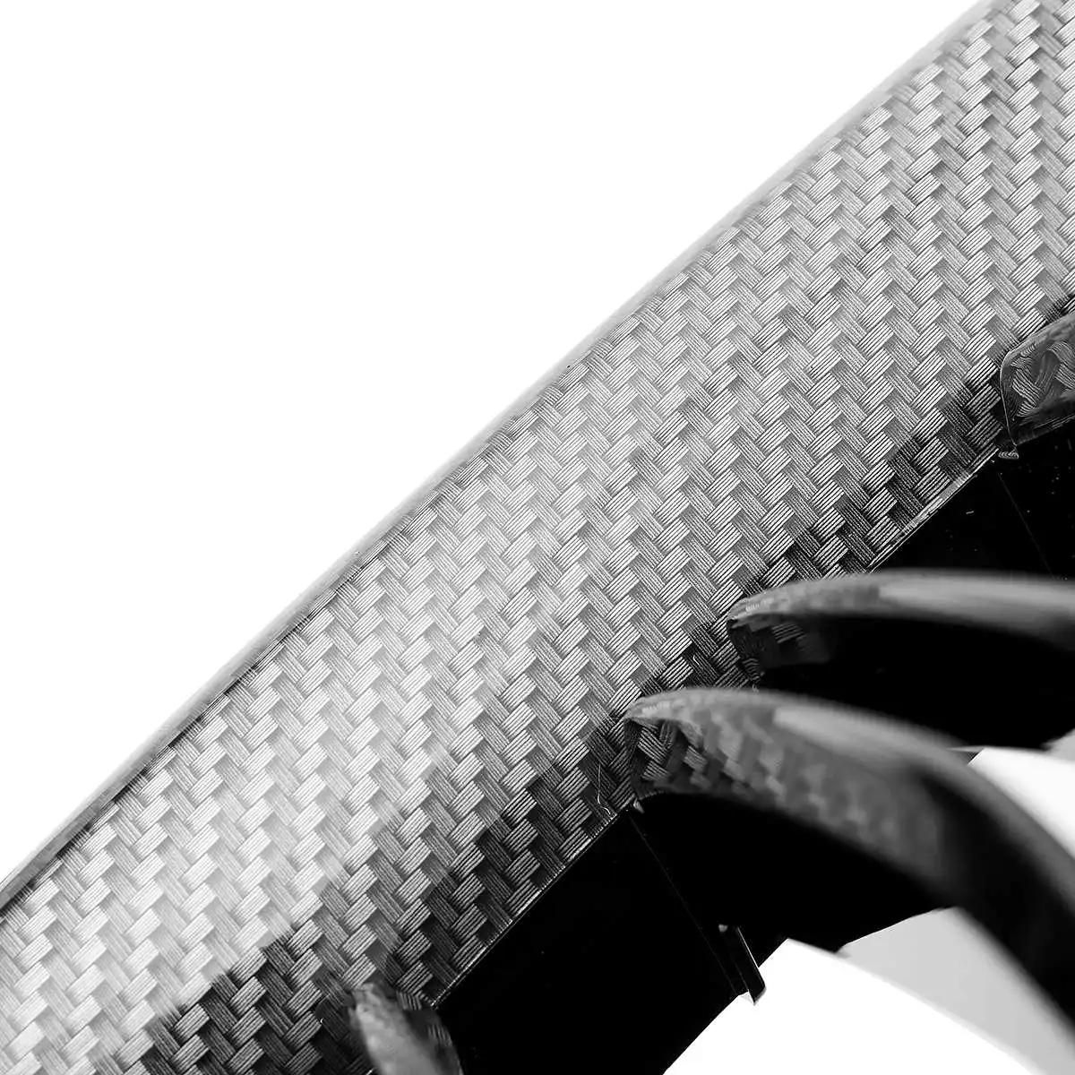 Пара Передняя углеродистая черная 2 линия двойная планка почек решетка гриль для BMW 5 F10 2009 2010- Тюнинг автомобилей аксессуары