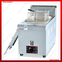 GF71 6L gasfryer with 1 tank 1 basket