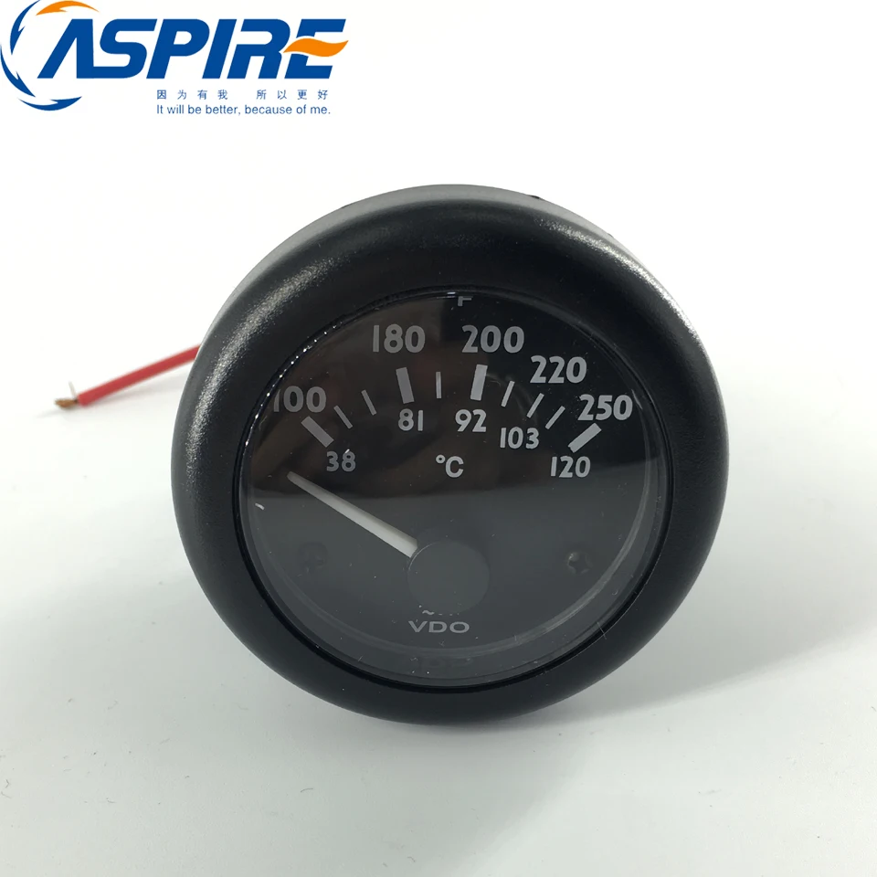 

24V Optional VDO Water Temperature Meter 52mm for Diesel Engine Gauge
