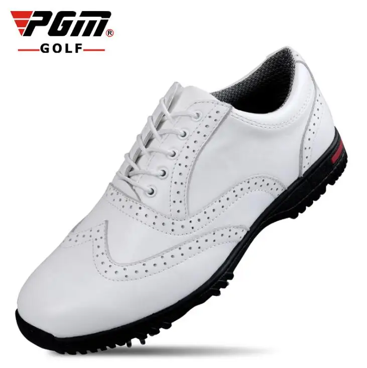 British style Top Quality Men Golf Shoes Genuine Leather Sneakers can