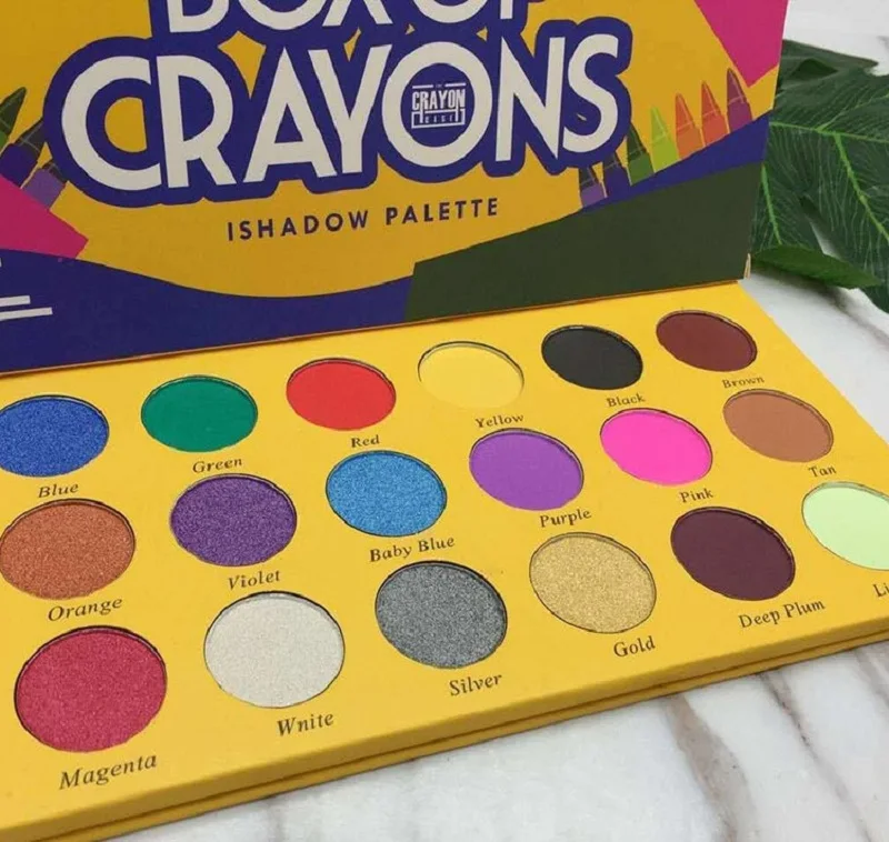 

2019 BOX OF CRAYONS Eyeshadow iShadow Palette 18 Color Shimmer Matte Eyeshadow Palette Makeup Eye shadow