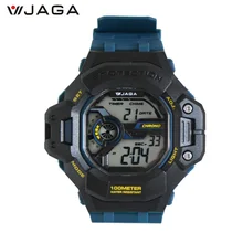 JAGA мужские военные часы спортивные часы Diveing скалолазание светодиодный цифровые часы модные уличные мужские наручные часы M1120
