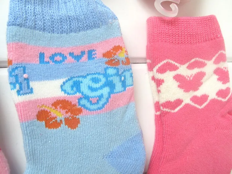 W043 От 1 до 3 лет на осень и зиму, плотные теплые махровые носки, Носки детские носочки коттоновые носки в мультипликационном стиле для девочек