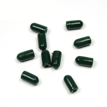 [50 шт./упак.] Карп Рыбалка протектор Бусины Rig узел поворотный защиты зеленый цвет буфера терминал снасти