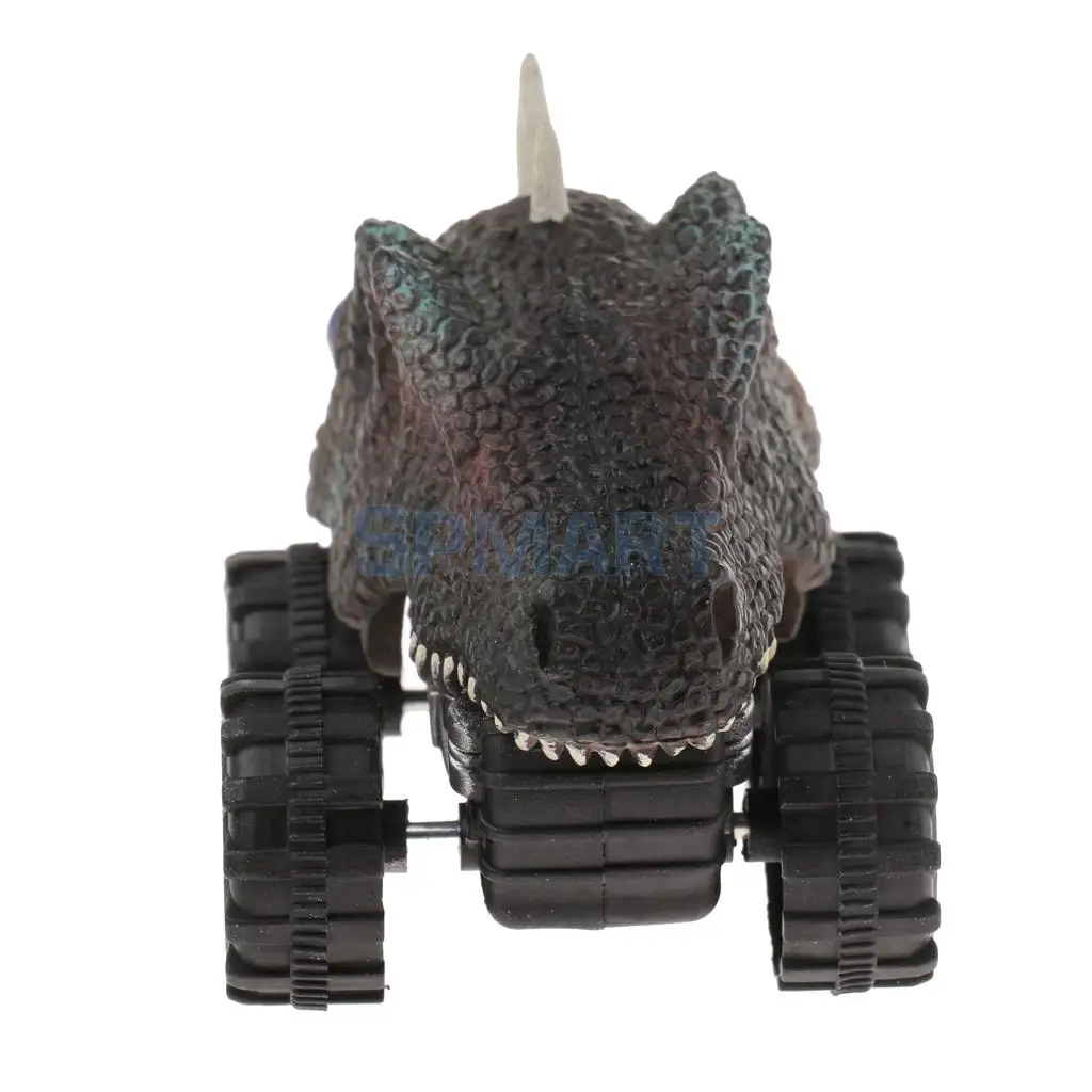 5 Patterns Vivid Animal Dinosaurs Figures Model Pull Back Cars Vehicle Jurassic Toys Kids Children Baby Cool Play Gift