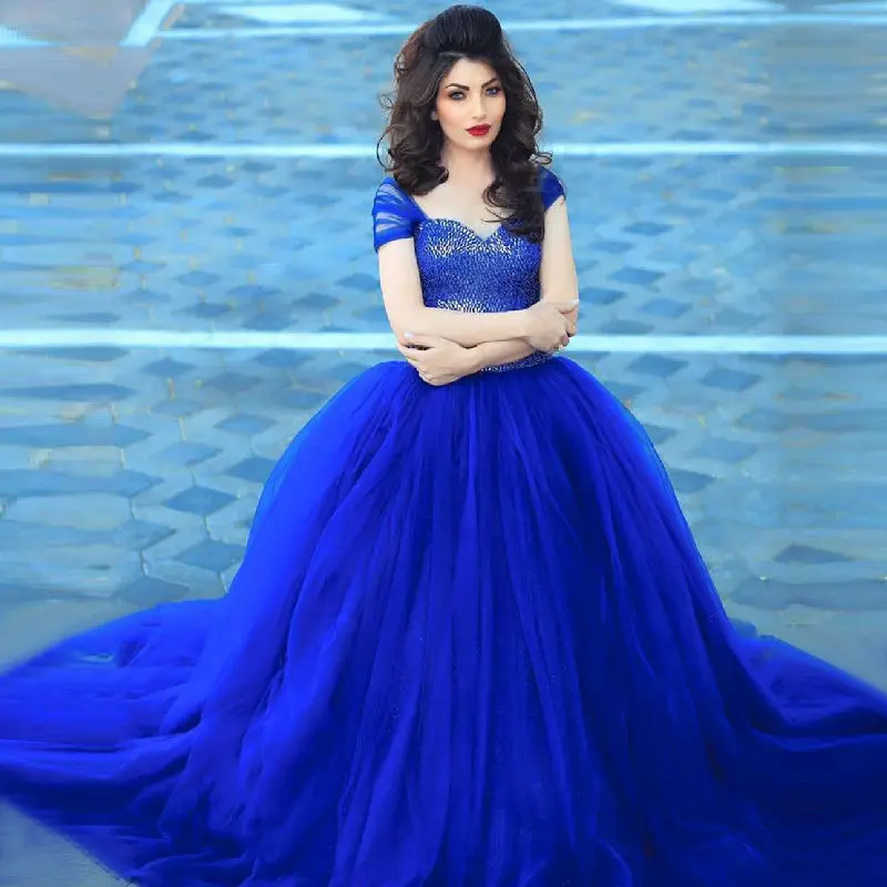 Royal Blue Quinceanera Dresses Dubai Luxury Ball Gown Lace Up 2016 Royal Blue Quinceanera Dresses Dubai Luxury Ball Gown Lace Up 2016 Tulle In From Weddings Events On