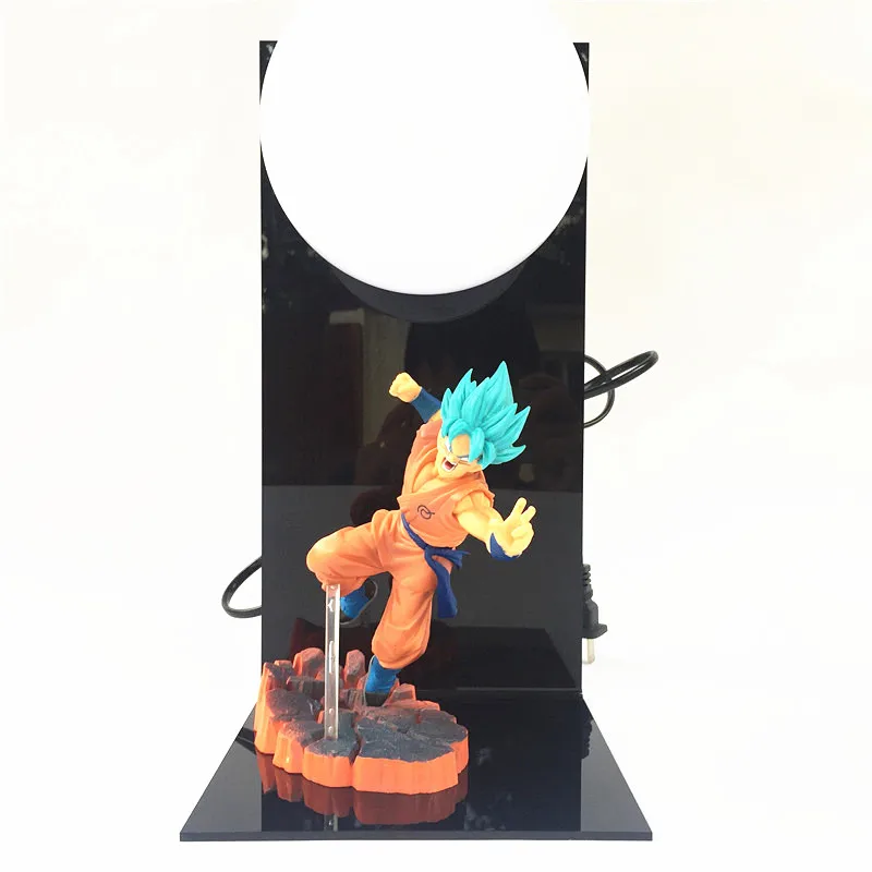 

Anime Super Saiyan Goku Figures Dragon Ball DBZ LED table lamp PVC Dragon Ball Goku Action Figure Collectible Model Toys