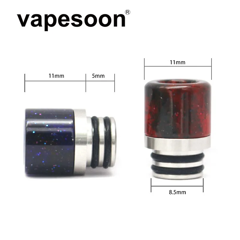 

Colorful 510 resin drip tip for i just s melo 3 mini tfv8 baby atomizer tank free shipping