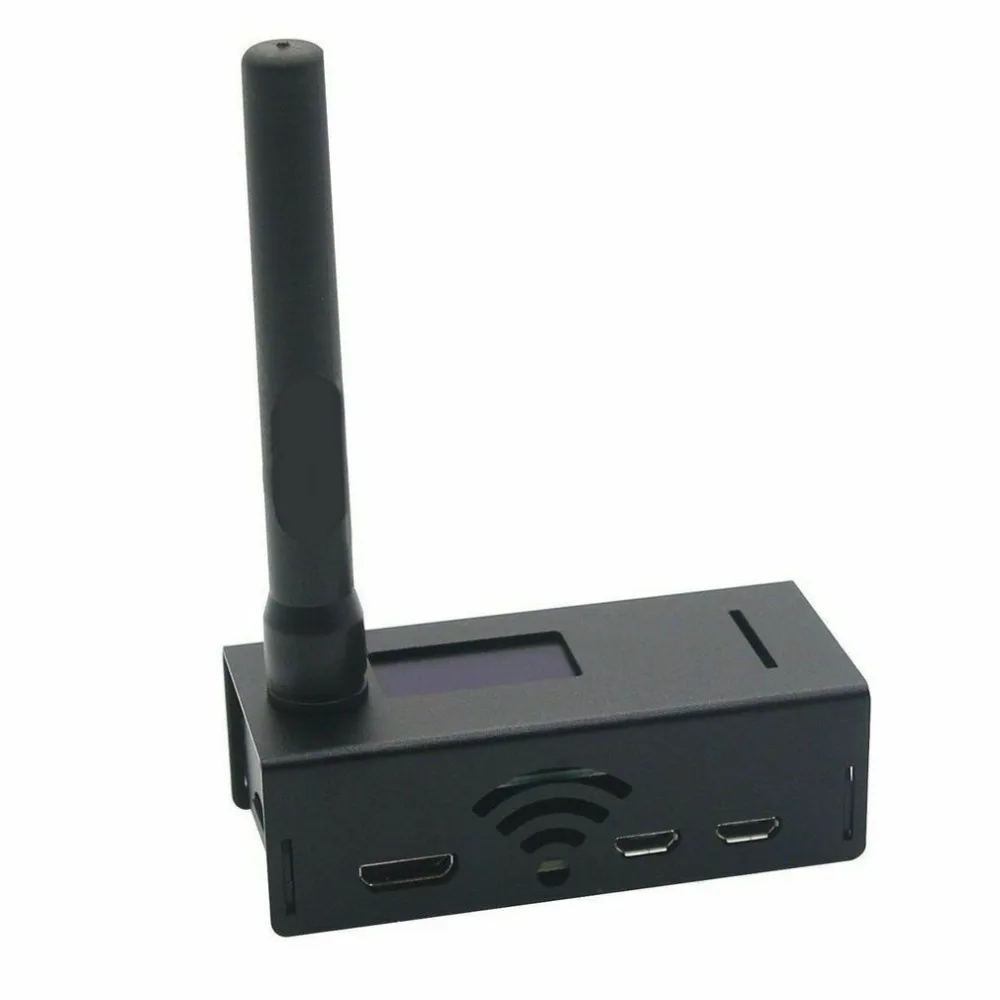NEW Portable Size OLED Display Aluminum Signal Receiver MMDVM hotspot Support P25 DMR YSF + raspberry pi +OLED +Aerial+ Case hot