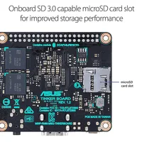 tf כרטיס ASUS SBC טינקר הלוח RK3288 SoC 1.8GHz Quad Core CPU, 600MHz Mali-T764 GPU, לוח החושב LPDDR3 2GB / tinkerboard עם TF כרטיס (5)