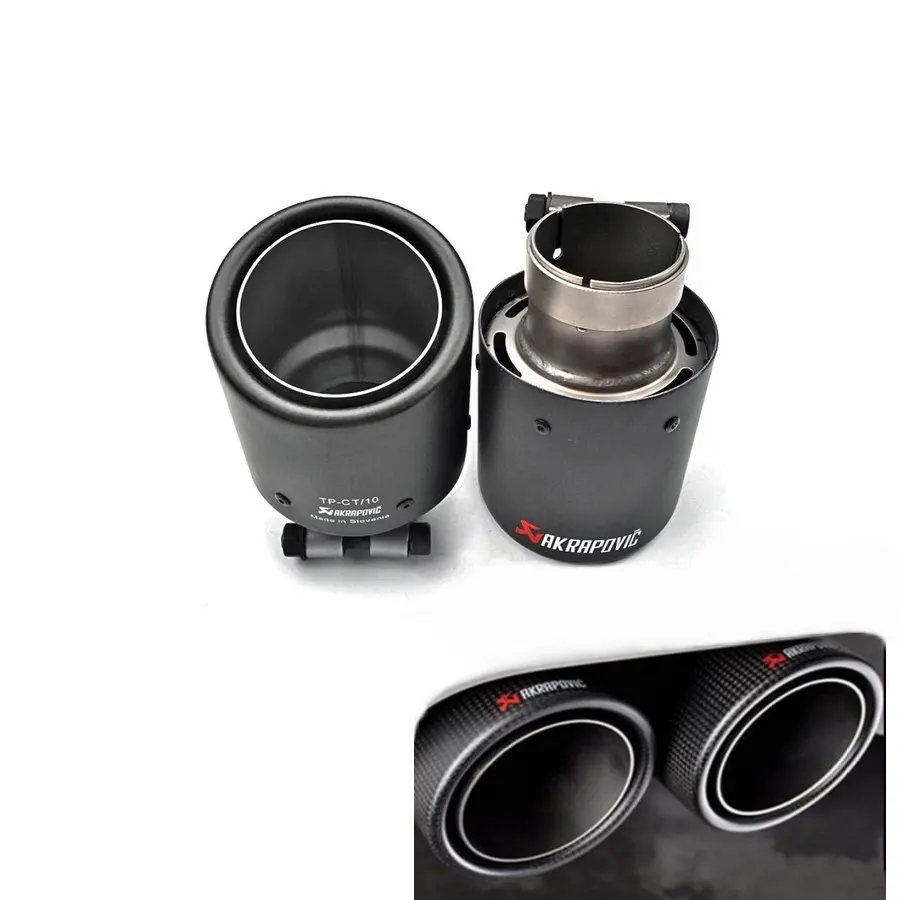 Universal Exhaust Muffler Akrapovic Titanium Imitation Car Exhaust Pipe