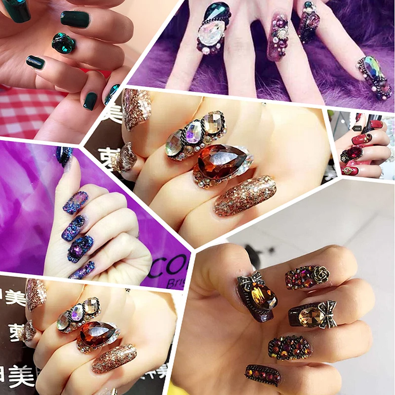 Аксессуары для изготовления ювелирных изделий стакан Rivoli Bling 50 шт 10 мм Strass клей на