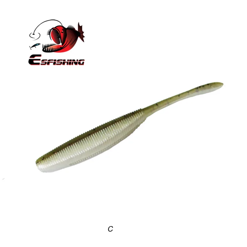 Рыболовные приманки ESFISHING Drive Shad, 125 мм, 7,8 г, 5 шт., рыболовные приманки для ловли карпа, набор Iscas, искусственные приманки для ловли на крючок, спиннербейт - Цвет: C