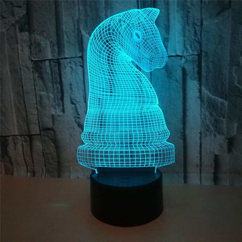 Chess 3D night light (5)