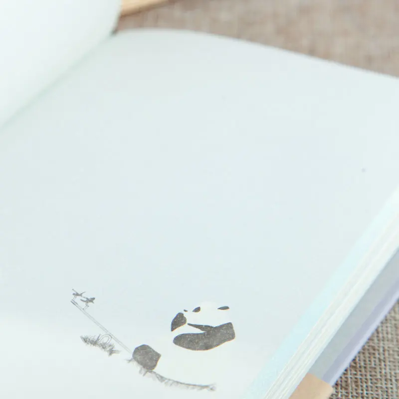 Панда Клубная цветная страничная записная книжка милый блокнот офисный школьный a5 дневник планировщик персональный органайзер граффити записная книжка канцелярские принадлежности