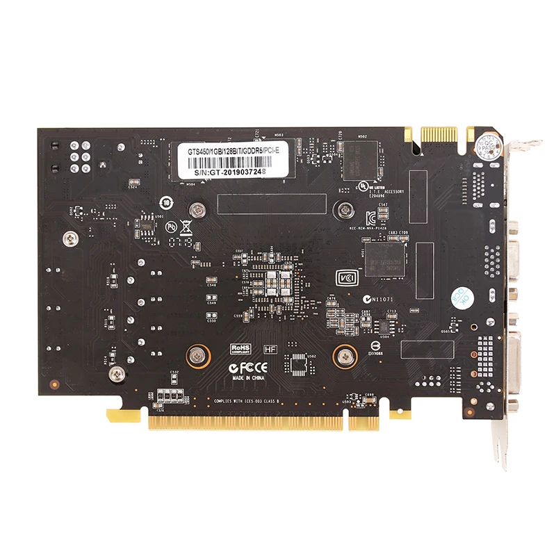 GTS450 1G tarjeta gráfica 128Bit GDDR5 GTS 450 1 GB D5 128Bit Gaming escritorio con tarjeta de vídeo HDMI VGA puertos DVI añadir en tarjetas