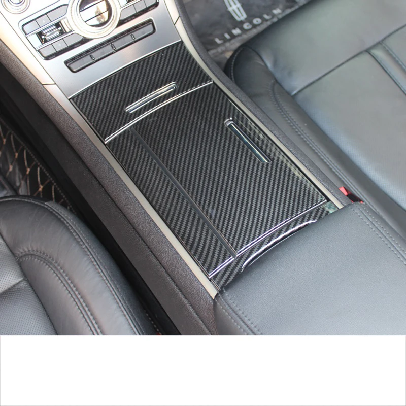 Lsrtw2017 Abs Carbon Fiber Car Gear Panel Trims For Lincoln