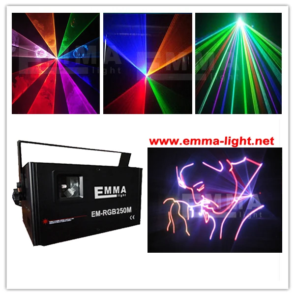 

MINI 3000 mw 3w RGB LASER SHOW DMX ILDA SDCARD