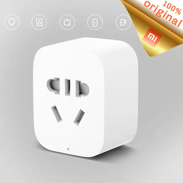 Оригинальный Xiaomi mi Смарт Wi Fi разъем основной беспроводной версия с WiFi приложение дистанционное управление таймер мощность обнаружения с mi