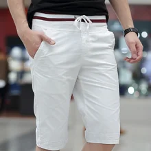 Удобные Повседневное хлопковые шорты брендовая одежда шорты Лето г. Мода Jogger бермуды Masculina короткие брюки плюс Размеры