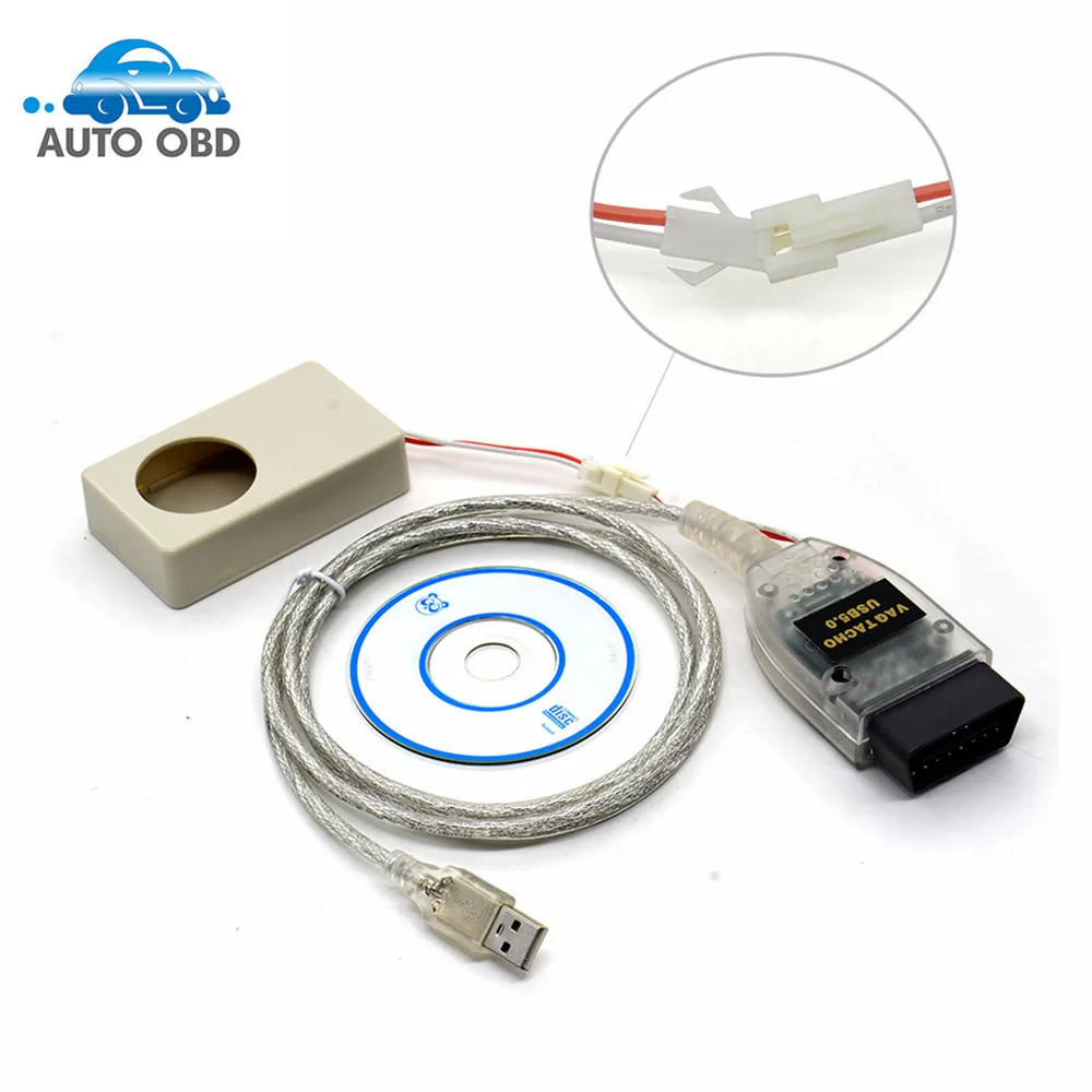 

Cheapest Vagtacho USB Version 5.0 High Quality Professional ECU Chip Tuning Tool Vag Tacho 5.0 USB VAGtacho 5.0 Free Shipping