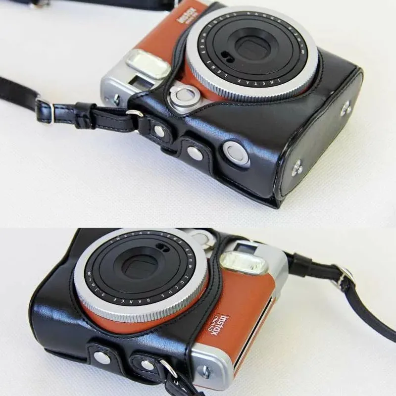 Чехол для камеры из ПУ кожи чехол Fuji Fujifilm Instax Mini 90 сумка цифровой защитный +