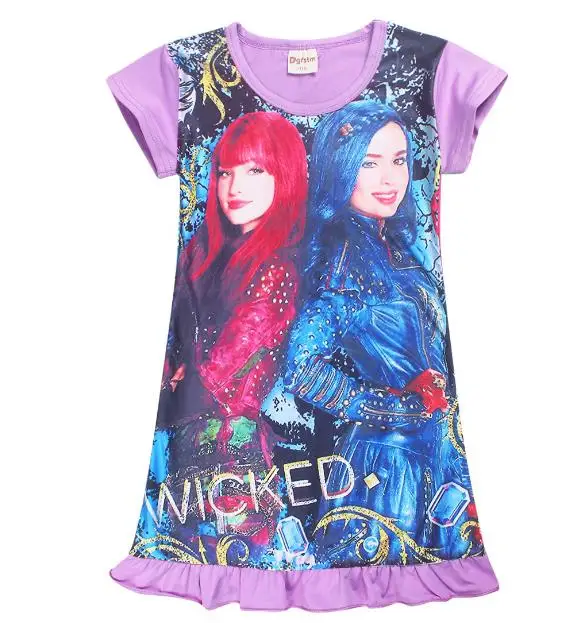 

Summer new Girls in the long paragraph Dress summer children's cartoon Dresses Girl Baby clothing