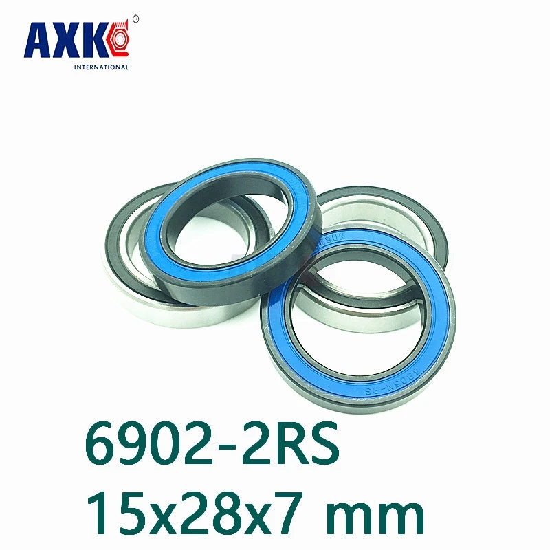 Подшипники Axk 6902 2rs 10 шт. 15x28x7 мм метрические тонкие шарикоподшипники 61902 Rs|rs|rs bearings