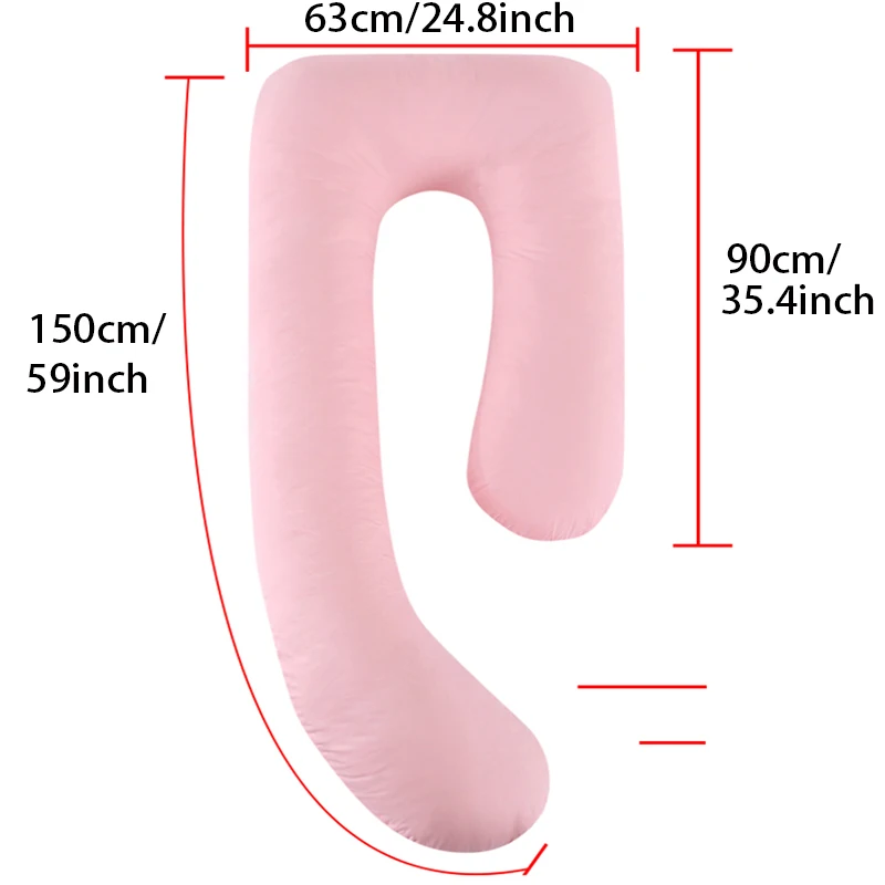 90x150x63 см Большой U Подушки для беременных Для женщин Eld тело подушка Беременность подушка для сторона Sleeper наволочка съемная
