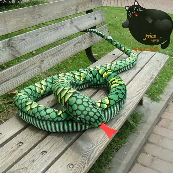 green snake plush