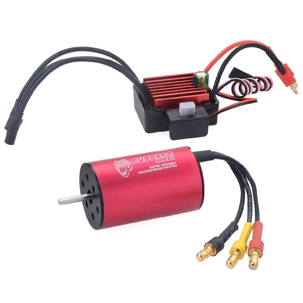 RCtown Surpass Hobby 2440 4000kv бесщеточный мотор + 35A контроллер скорости ESC водонепроницаемый