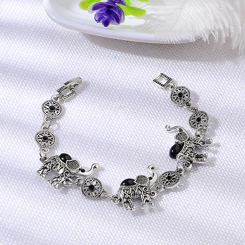 Braclet браслет дружбы фенечки для женщин Шарм животное слон амулеты женский femme