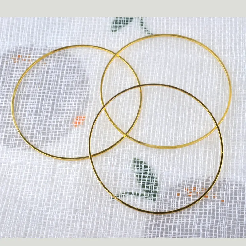 Диаметр 8 мм до 70 мм круглые латунные закрытые кольца, соединяющие кольца для изготовления ювелирных изделий, можно выбрать больше цветов