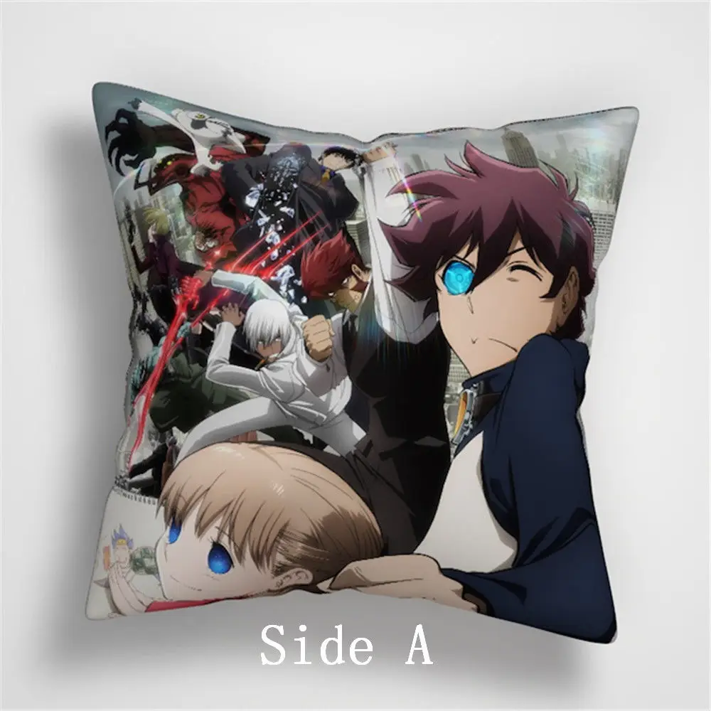 

Suef Anime manga Kekkai Sensen Anime two sided Pillow Cushion Case Cover 915