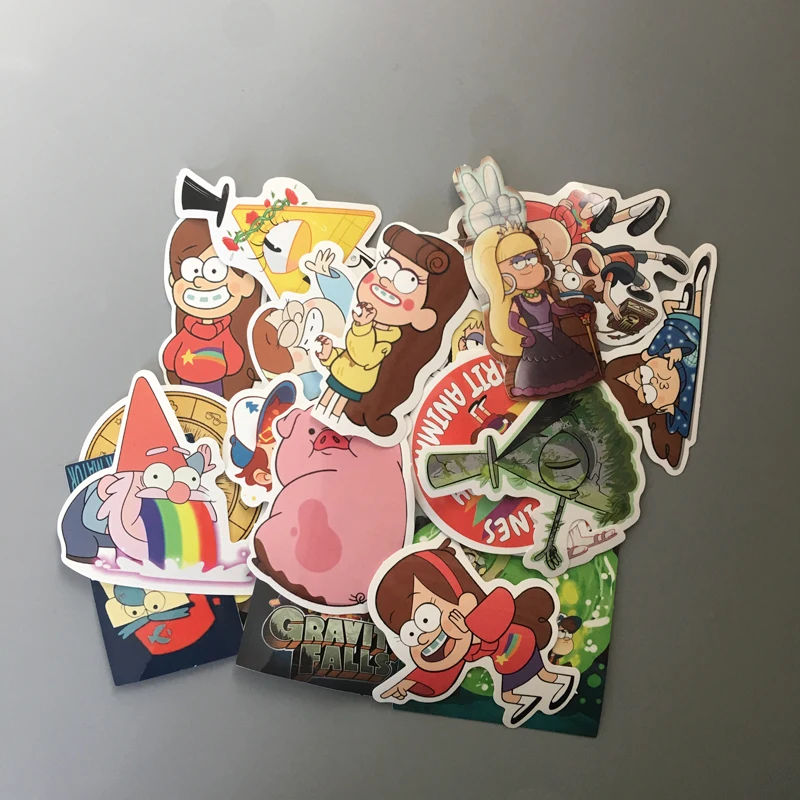 Gravity Falls Autocollant Voiture Blanc