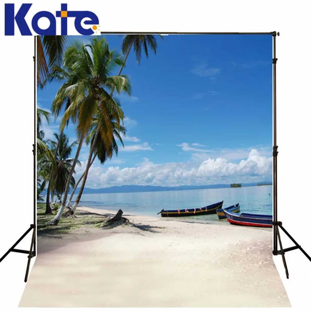 

5*6.5Feet(150*200Cm) Beach Boats Clouds Photography Backdrops Photography Background Fotografia Photo Background