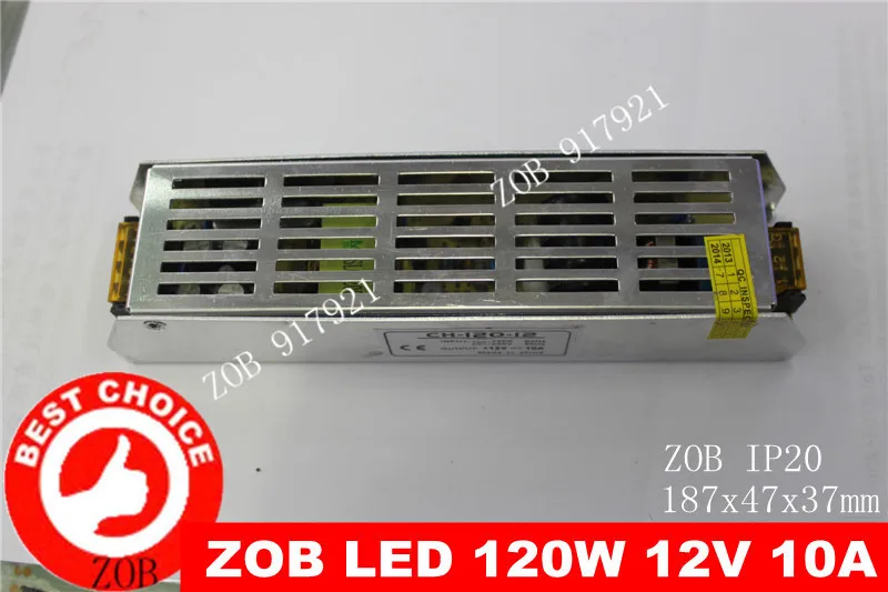 

Long style Switching Power Supply OUTPUT12V 10A 120W CE/ROSH AC85V-260V bar module dedicated power adapter IP20--2PCS/LOT