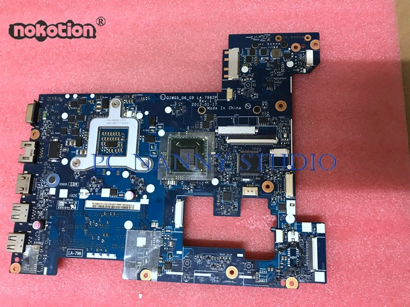 Материнская плата для ноутбука lenovo ideapad g580 15 &quotS989 LA 7982P 90001175 hm76 gma hd4000