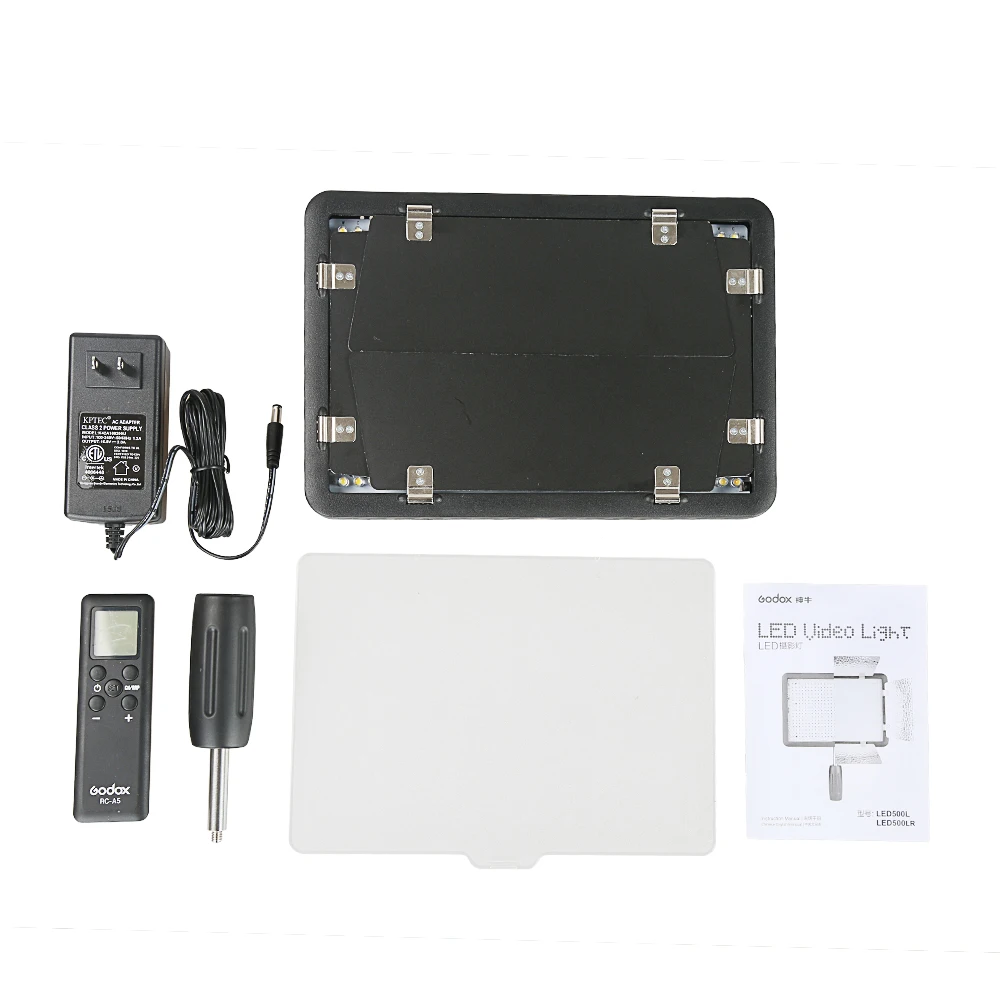 Godox LED500LRC LED Video Light 3300K-5600K Changeable Version with Reflectors (1)