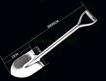 Garden tool заостренный конец лопата лопата из нержавеющей стали открытый садоводство инструмент большой размер 80 см