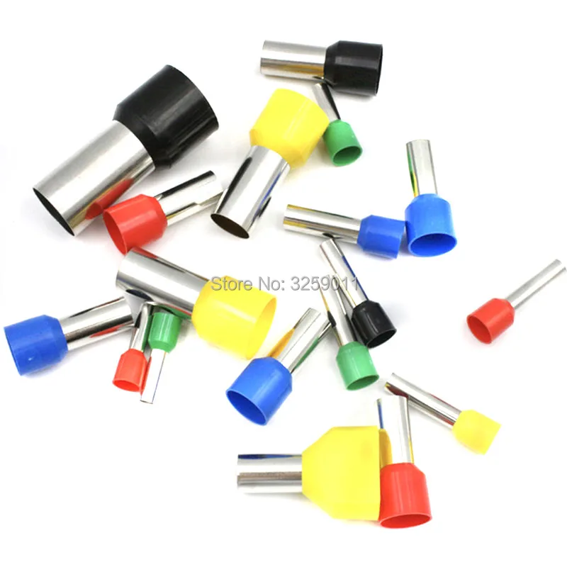 

10PCS E50-20 Electrical Crimp tubular Pre-Insulating Terminal Block Wire Connector Cable Cord End Ferrule EV50-20 AWG 1 50.0mm