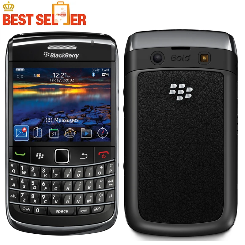 Оригинальный разблокированный Blackberry 9700 телефон смартфон 3g wifi Bluetooth gps мобильный