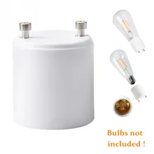 10 шт./лот GU24 к E27 адаптер конвертер держатель лампы адаптер E27~ GU24 GU24 штекерным E27 Женский адаптер конвертер