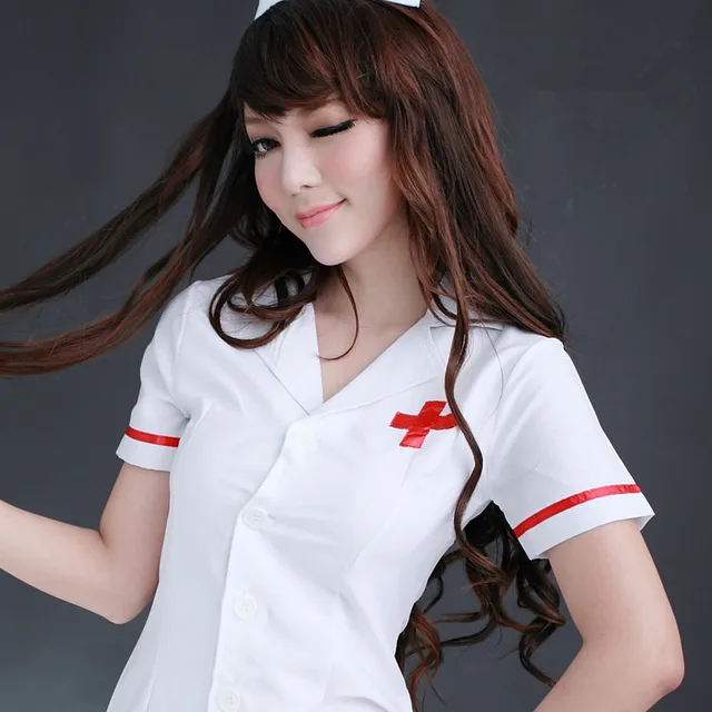 Buy 2 colors white nurse dress pink nurse dress nurse